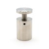 Outwater Round Standoffs, 1-1/2 in Bd L, Stainless Steel Plain, 1-1/4 in OD 3P1.56.00793
